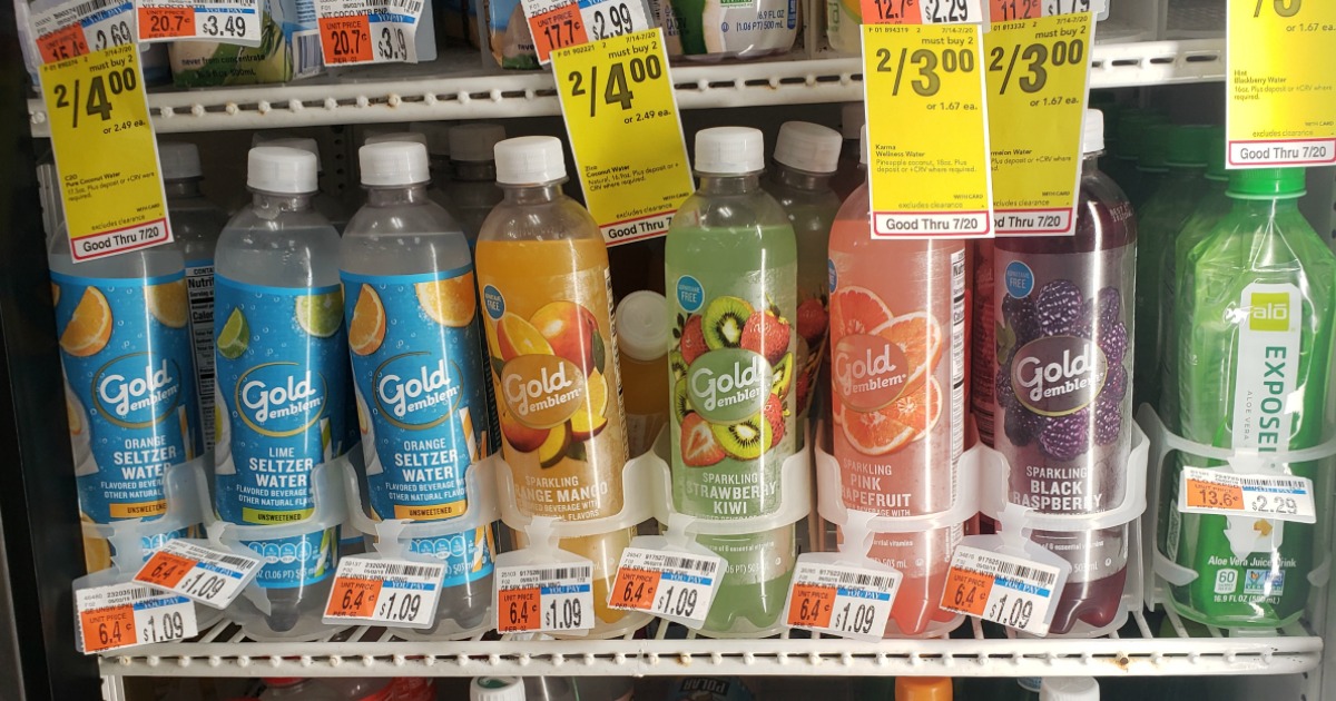 Free Gold Emblem Unsweetened Sparkling Water at CVS (Just Use Your