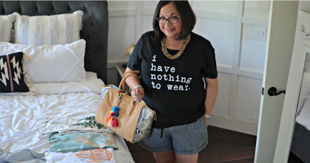 Cents of Style Graphic Tees I have nothing to wear tee on woman