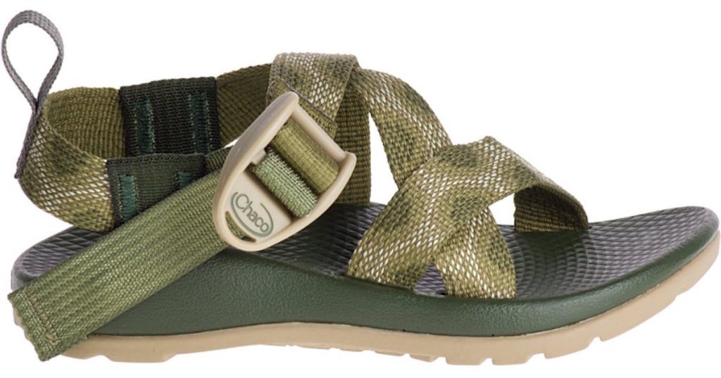 Chacos Big Kids Z/1 EcoTread Sandals in green