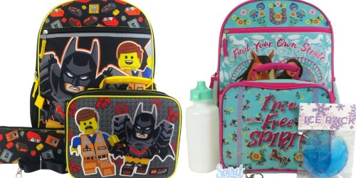 5-Piece Character Backpack Sets Only $13.99 Shipped for Kohl’s Cardholders (Regularly $40) – Disney, LEGO & More