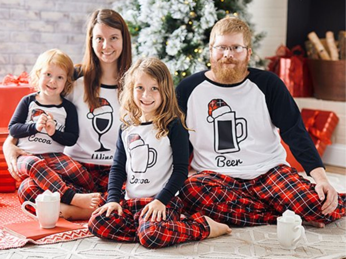 Zulily family sales christmas pajamas