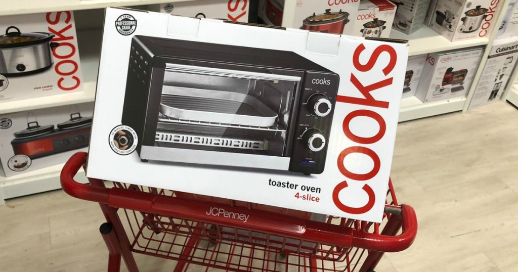 Cooks toaster oven in JCPenney shopping cart