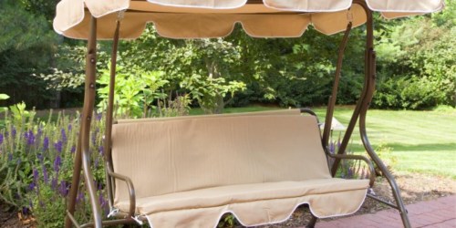 Canopy Porch Swing Just $70.69 Shipped (Regularly $111) + More Patio Deals