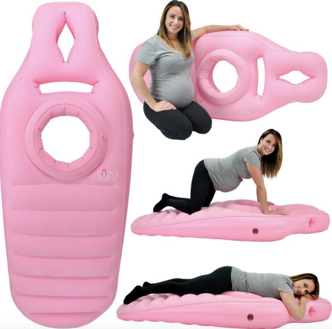 pink Cozy Bump Pregnancy Pillow