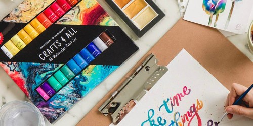 Watercolor Paint Sets as Low as $10.35 Each Shipped at Amazon | Includes Paint & Brushes
