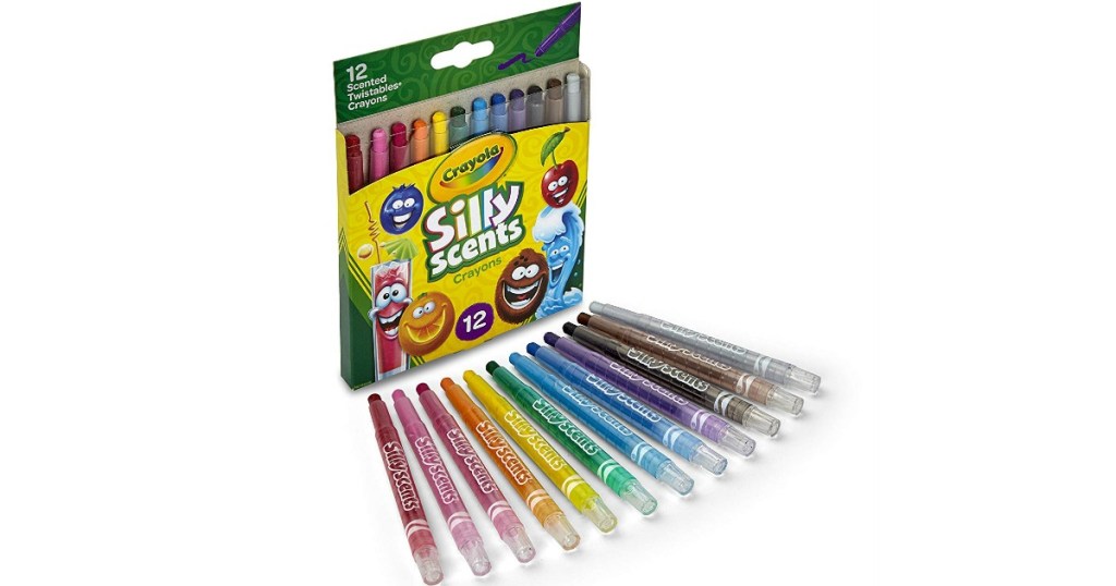 Crayola Silly Scents Crayons and Box