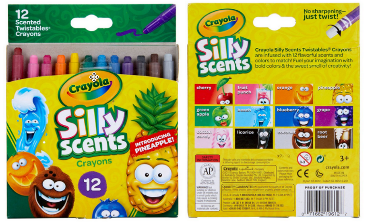 Box of Crayola Silly Scents Twistable Crayons