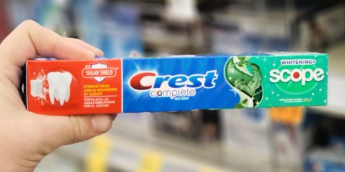 Crest Complete Whitening + Scope Toothpaste 3-Pack Only $4.97 at Amazon (Just $1.66 Each)