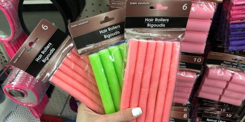 Foam Hair Rollers & Curlers Only $1 at Dollar Tree