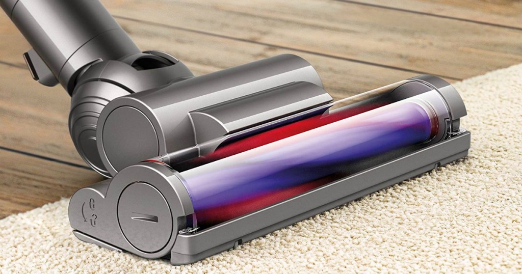 Dyson Big Ball Vacuum going from hardwood to rug