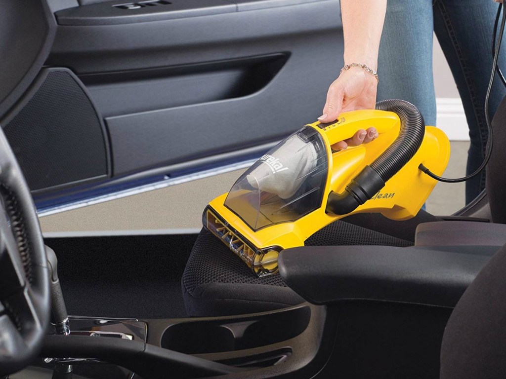 EUREKA EasyClean Lightweight Handheld Vacuum Cleaner in car