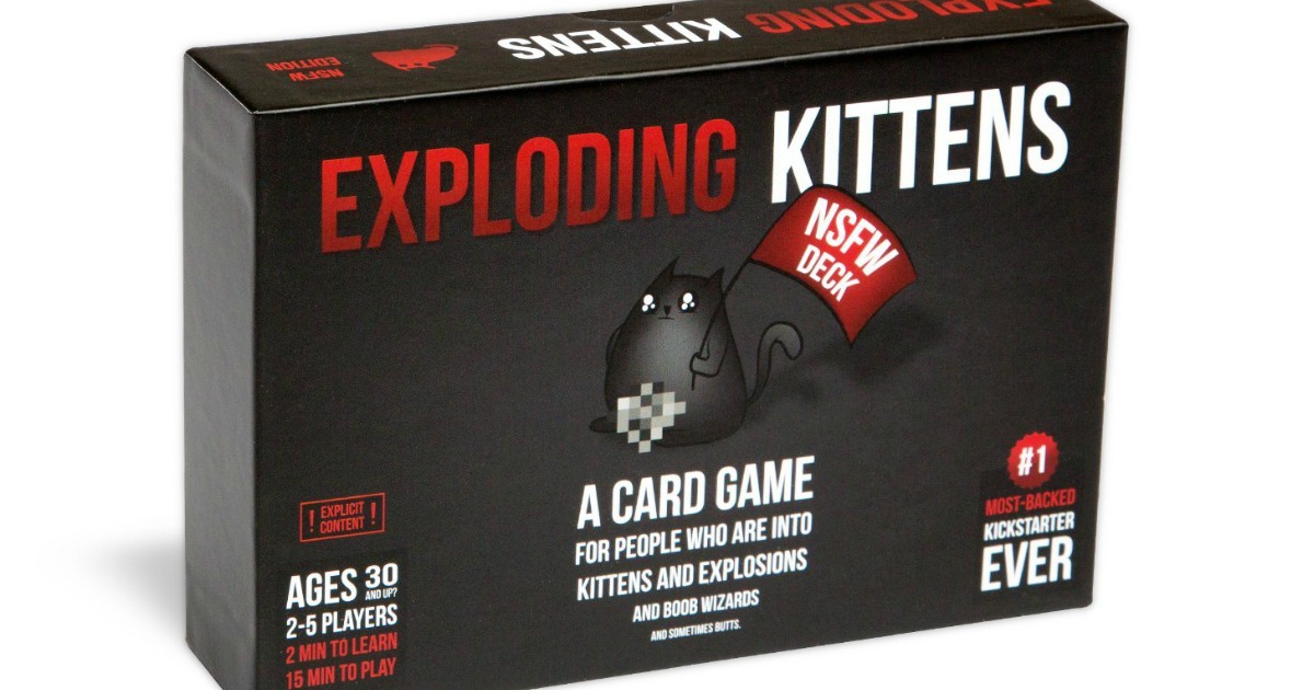 Exploding Kittens NSFW Edition Card Game