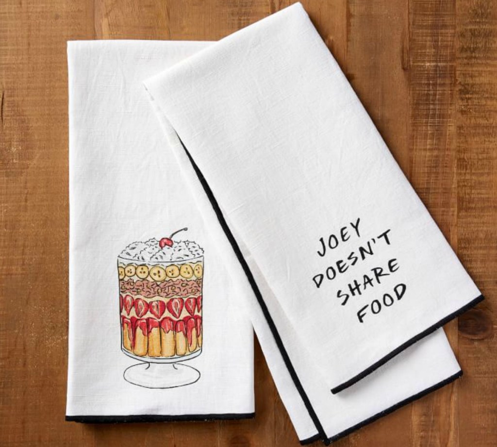 Two tea towels from Pottery Barn