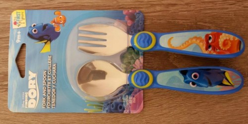 Pixar Kids Dory Stainless Steel Flatware Only $1 on Amazon (Regularly $5)