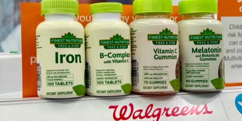 Up to 35% Off Finest Nutrition Free & Pure Vitamins at Walgreens.com