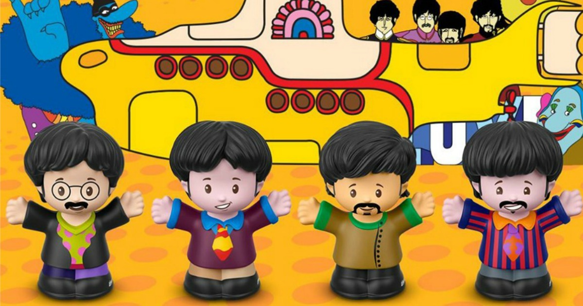 Fisher-Price The Beatles Yellow Submarine Figures Little People NEW 