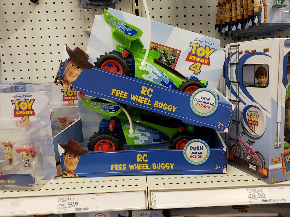 toy story 4 rc free wheel buggy