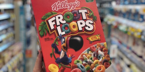 Kellogg’s Froot Loops or Frosted Flakes Only $1.49 at CVS After Cashback + Score a $5 Coupon