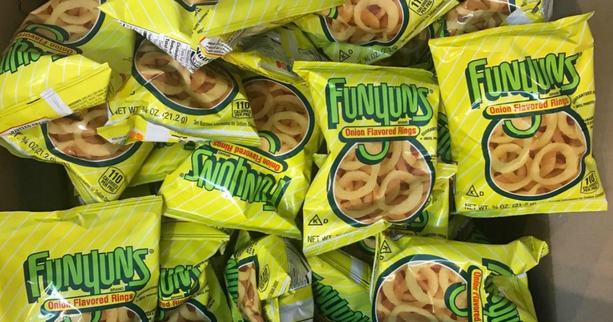 Frito-Lay Funyuns 40 Count Box Just $14.42 Shipped on Amazon | Just 36¢ Per Bag