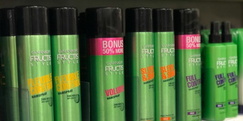 3 Garnier Fructis Hairsprays Just $6.98 Shipped on Amazon (Only $2.33 Each)