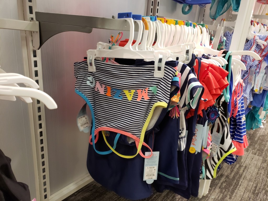 girl's swimwear at Target