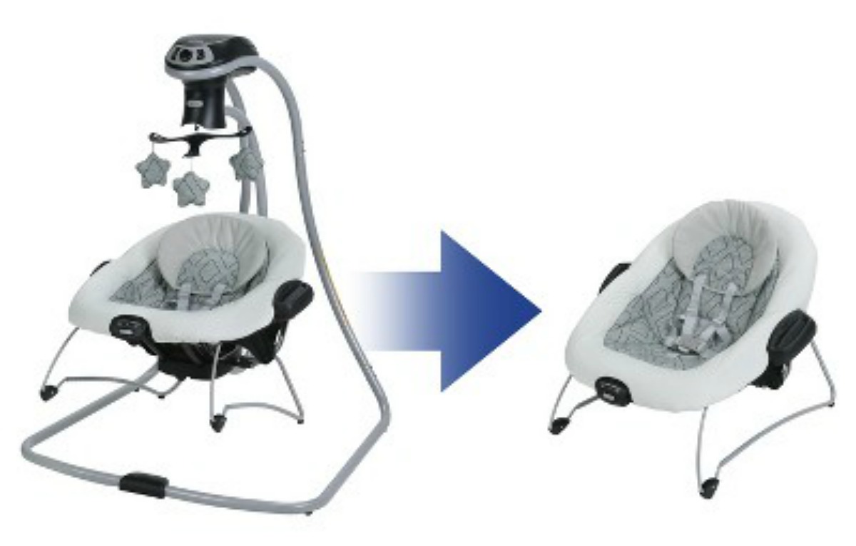 baby swing that turns into bouncer
