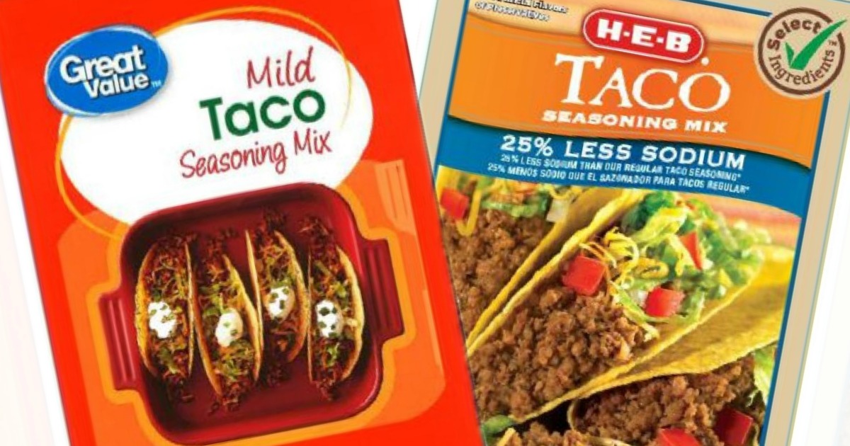 packets of recalled taco seasoning mixes