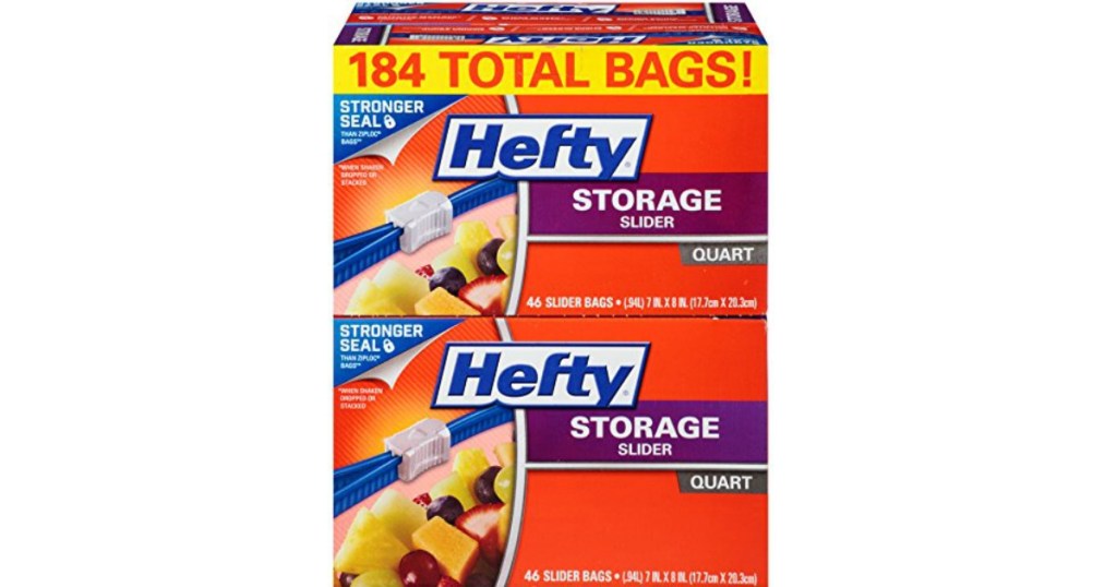 Hefty storage bags