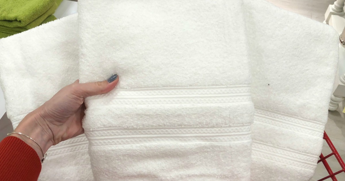 jcpenney white bath towels