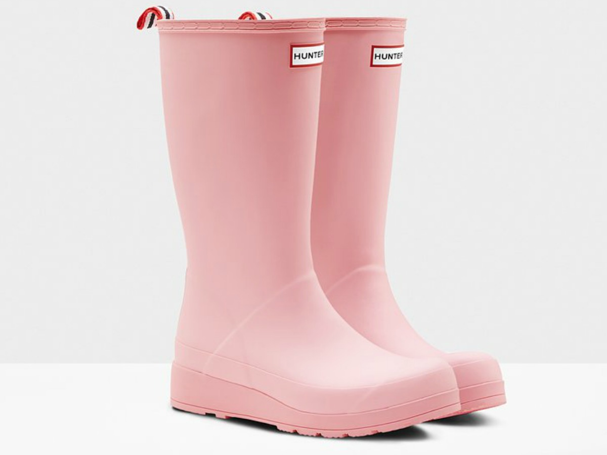 womens pink hunter boots
