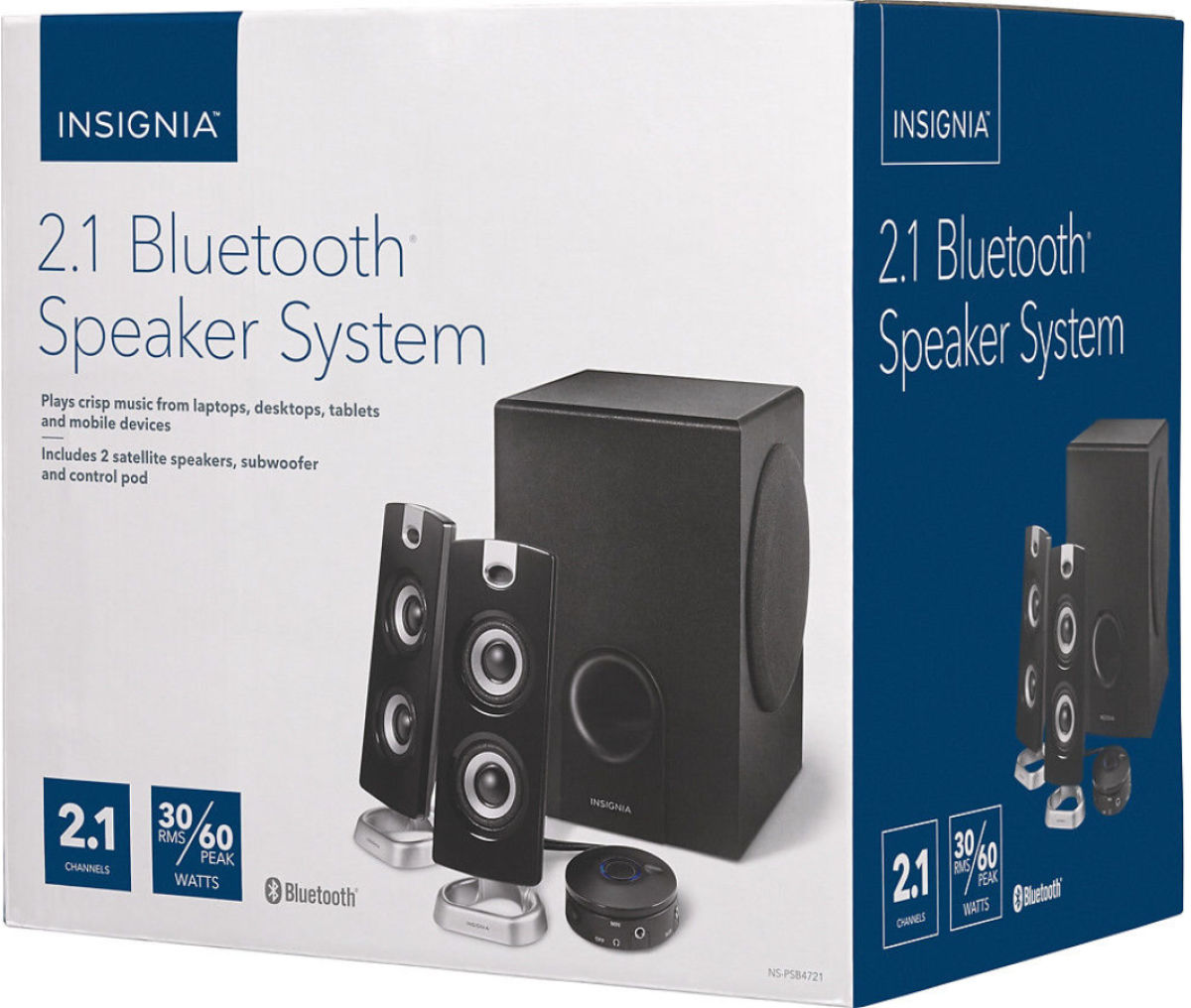 insignia 2.1 bluetooth speaker