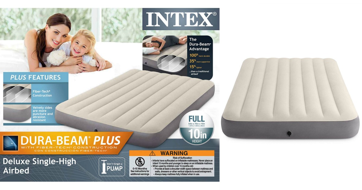 intex deluxe air mattress