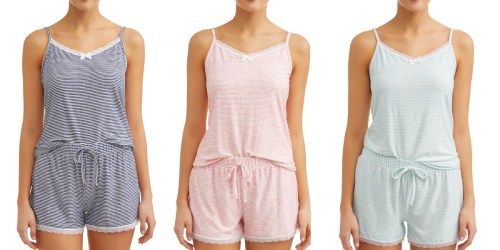 Super-Soft Women’s 3-Piece Pajama Sets Only $13.99 at Walmart