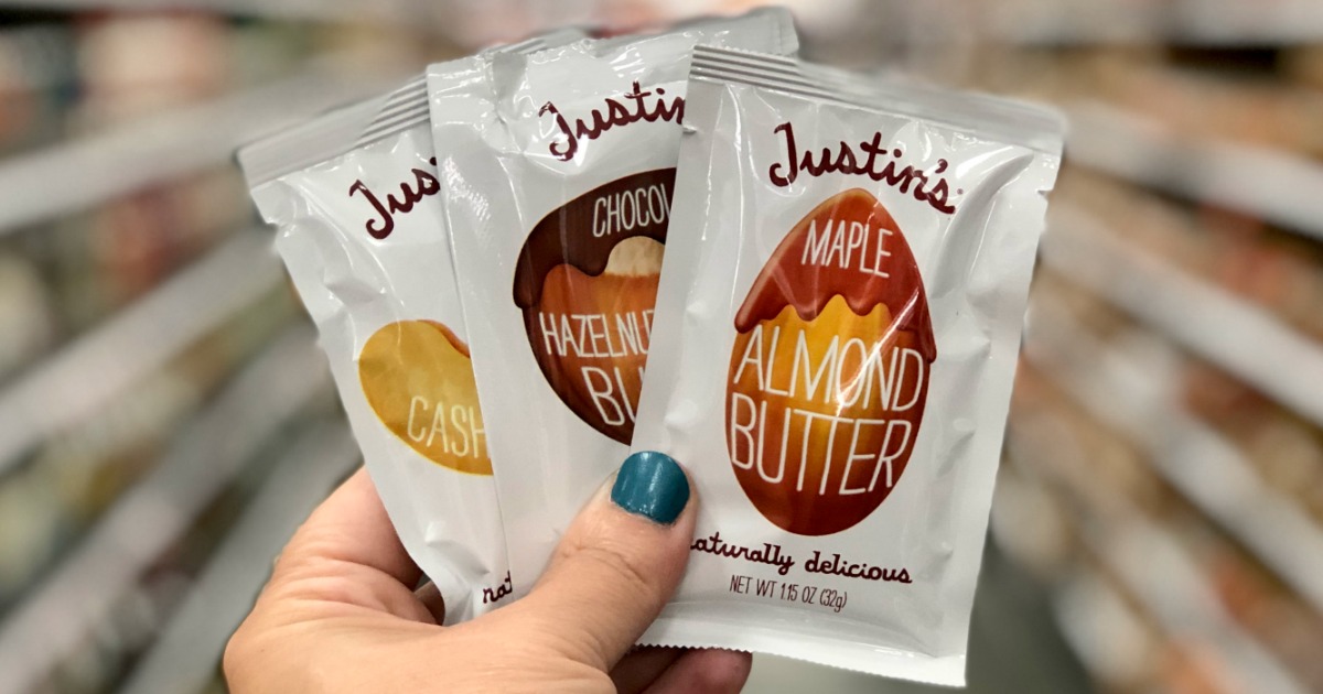 Justin's Nut Butter Packets Only 50¢ After Cash Back at Target