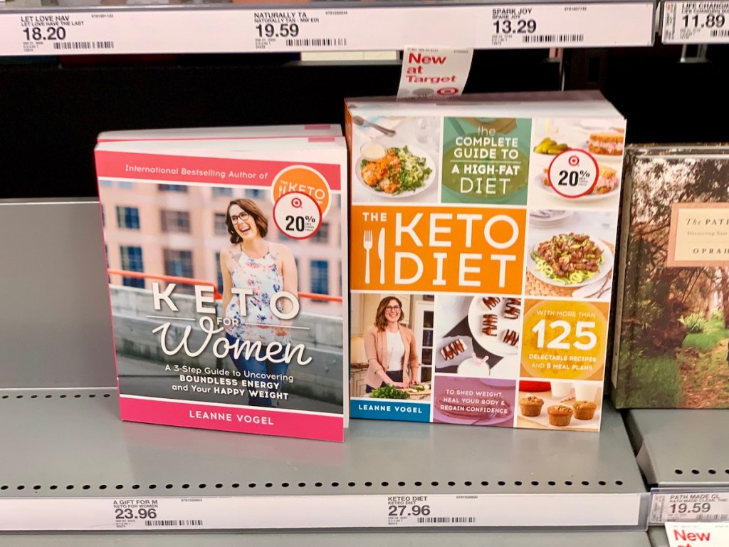 Keto for Women Book at Target on shelf