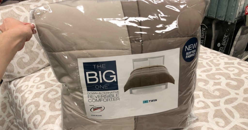 kohl's the big one reversible plush comforter