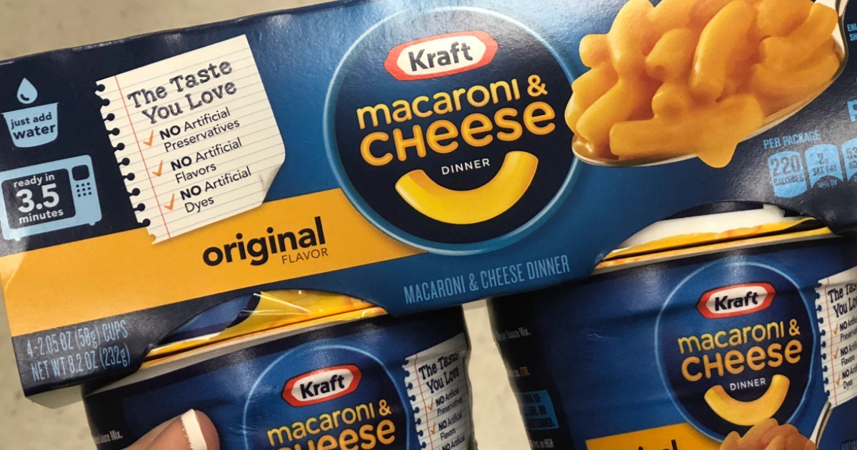 Kraft Easy Mac Cups 10Count Only 5.36 Shipped on Amazon