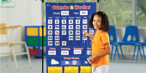 Learning Resources Calendar & Weather Pocket Chart Only $16.52 (Regularly $37)