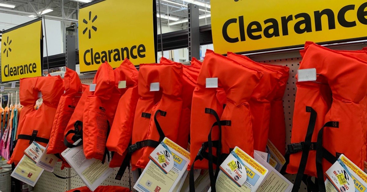 orange life jackets walmart