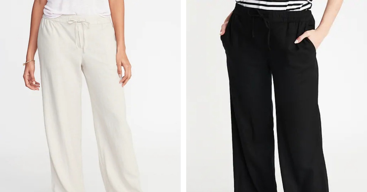 Old Navy Women’s Linen Pants ONLY $12 (Regularly $35)