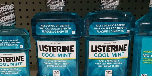 TWO Listerine Mouthwash 33oz Bottles Just $3.97 Each Shipped on Amazon