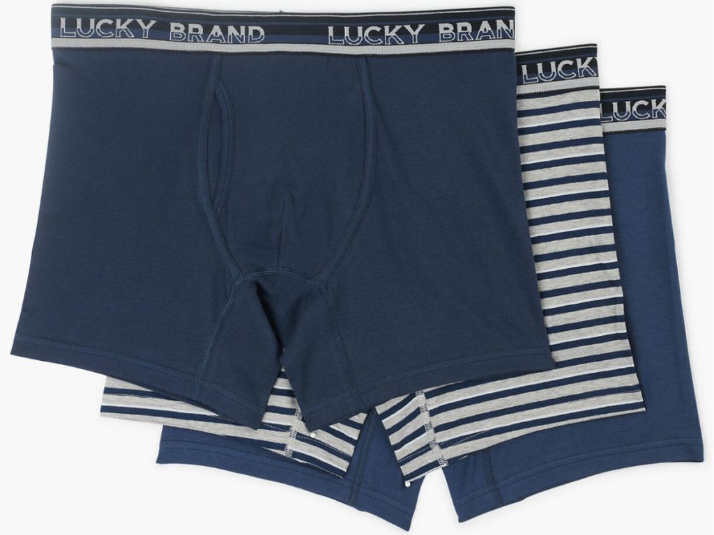 Lucky Brand Striped Multi 3 Pack Boxers