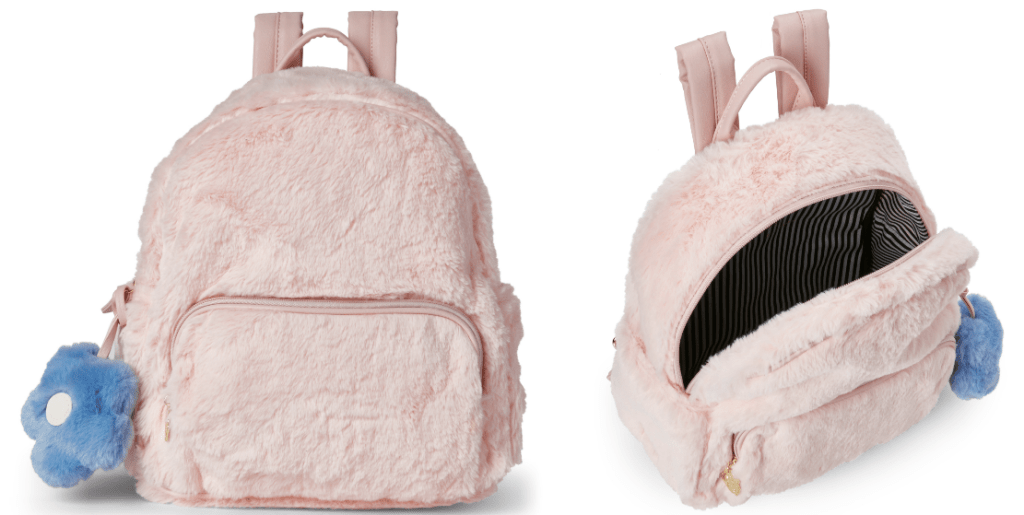 Luv Betsey by Betsey Johnson Blush Emma Plush Backpack