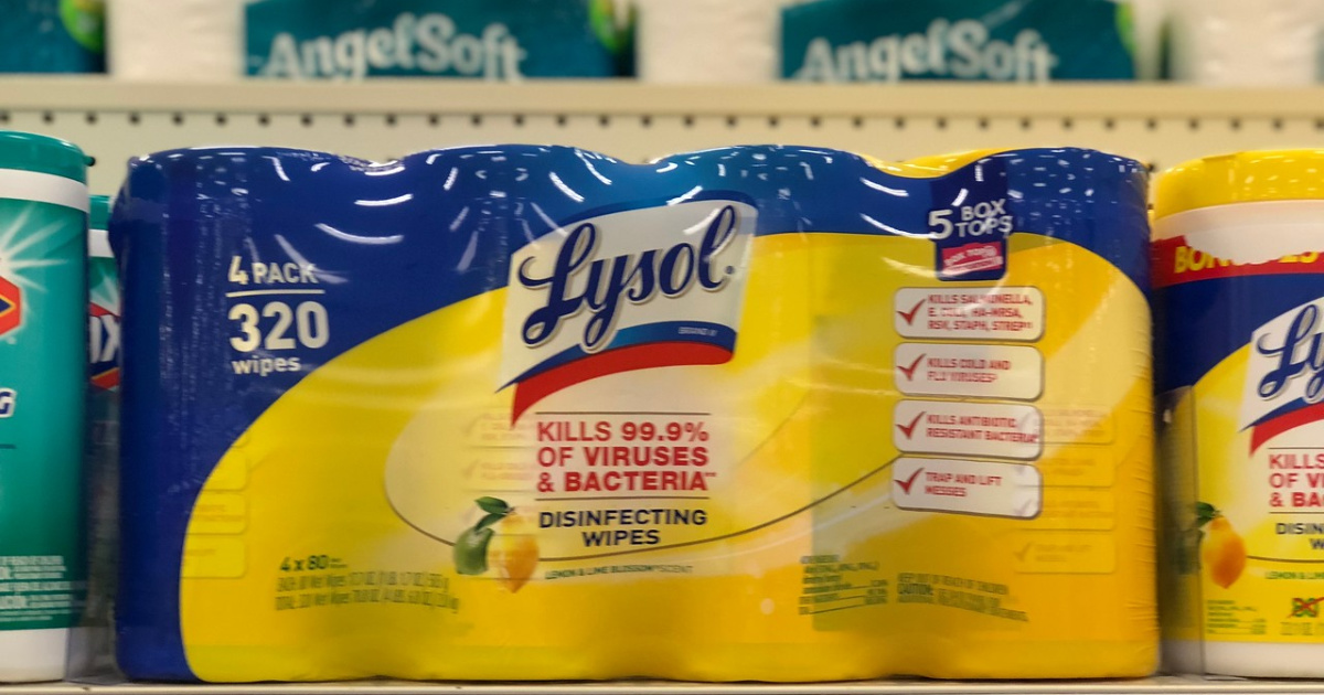 Amazon Prime Lysol Disinfecting Wipes 320Count Only 8.11 Shipped