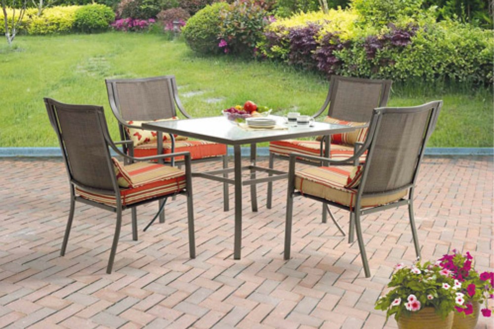 Mainstays Alexandra Square 5-Piece Outdoor Patio Dining Set