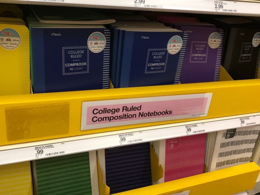 Target Mead College Ruled Composition Notebooks