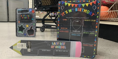 First/Last Day of School Signs Only $3 at Michaels (Perfect for Pictures)