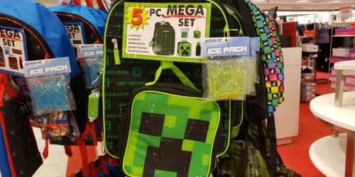 Kids Character 5-Piece Backpack Sets Only $11.99 at Macy’s (Regularly $40) | Includes Lunch Bag, Water Bottle & More