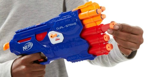 NERF N-Strike Elite Dual-Strike Blaster Just $6.35 (Regularly $20)