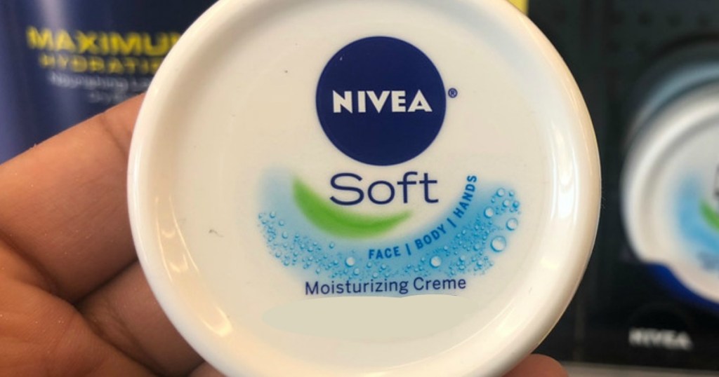 container of NIVEA soft creme
